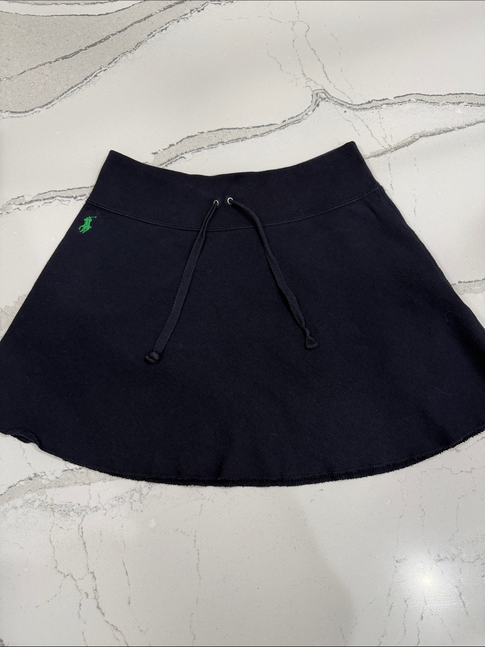 Vintage Polo by Ralph Lauren Navy  Skirt with Green Logo Size M